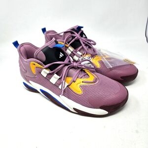New Adidas BYW Select Mens Basketball Shoes Orchid Purple White IE9304 Size 13.5